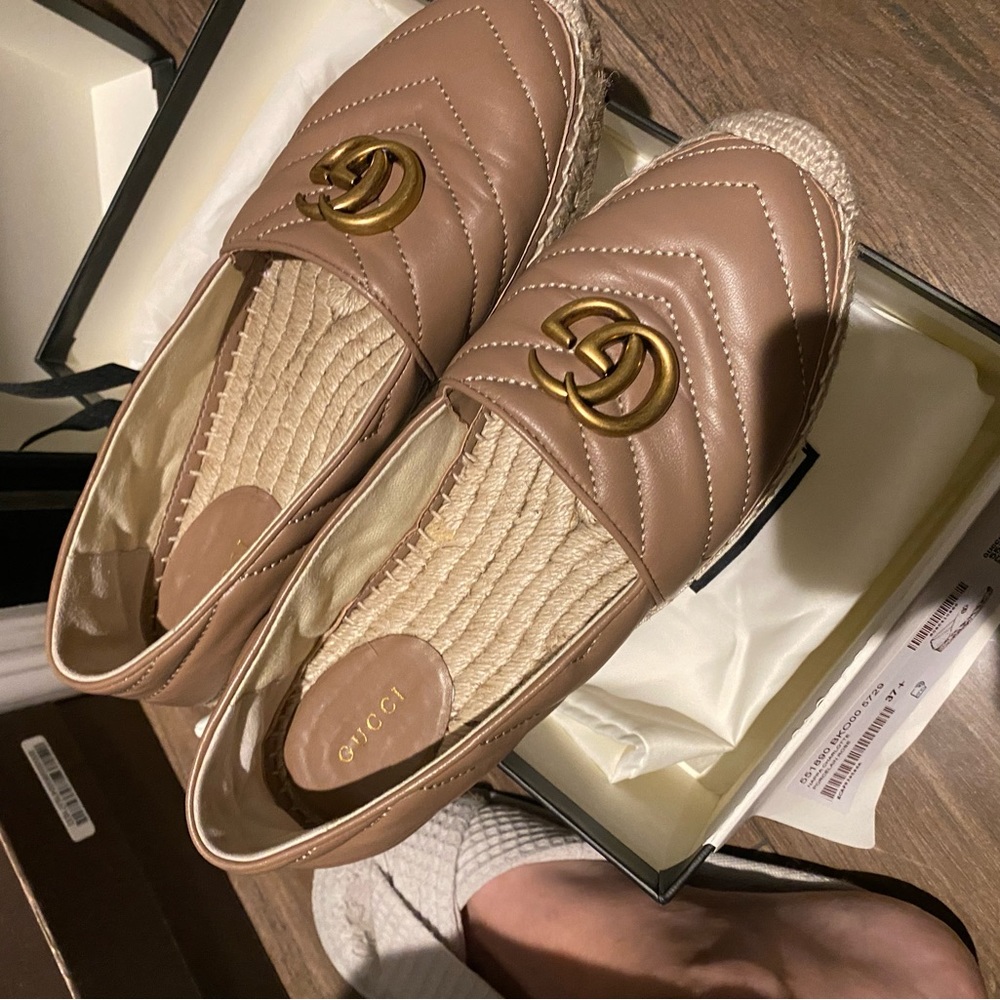 Gucci taupe espadrilles - Picture 3 of 9